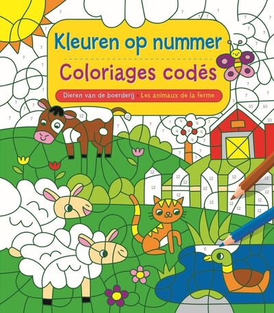 Coloriages codés : les animaux de la ferme