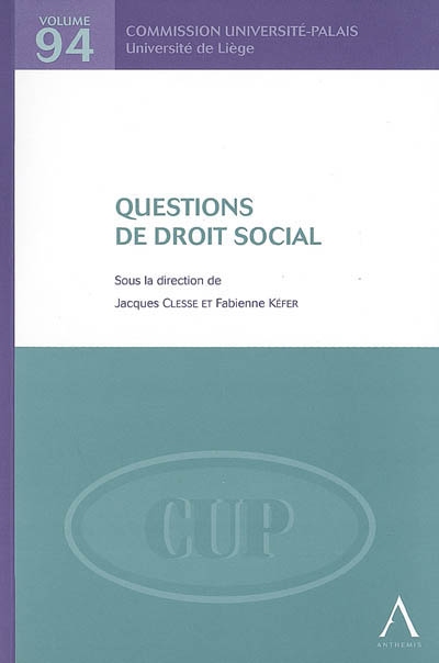 Questions de droit social