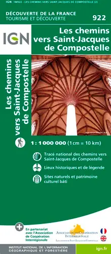 Les chemins vers Saint-Jacques de Compostelle