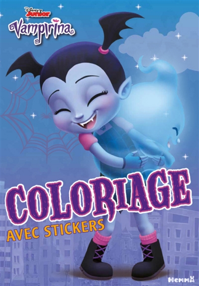 Vampirina : coloriage avec stickers