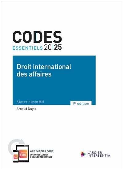 Droit international des affaires 2025