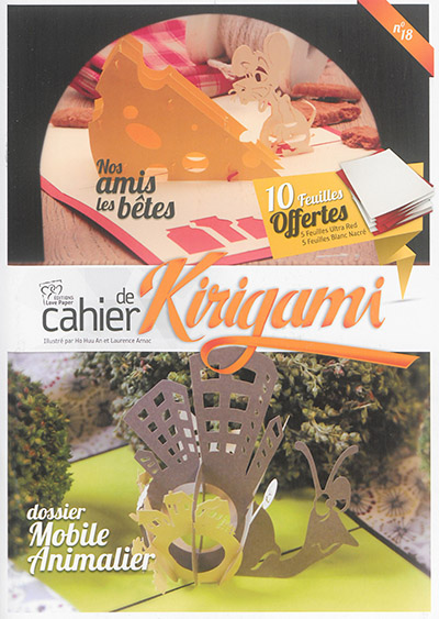 Cahier de kirigami, n° 18. Mobile animalier