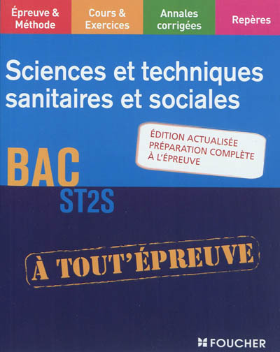 Sciences et techniques sanitaires et sociales, bac ST2S