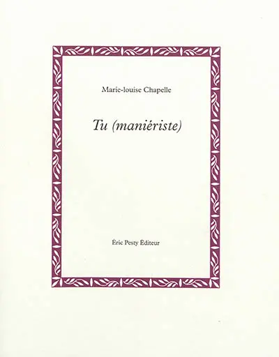 Tu (maniériste)