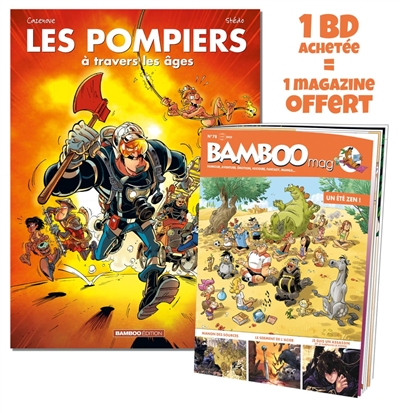 les pompiers tome 1 + bamboo mag