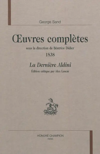 Oeuvres complètes. 1838