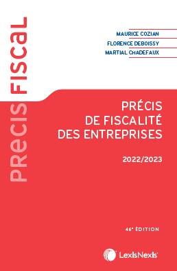 Précis de fiscalité des entreprises : 2022-2023