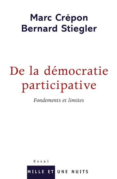 De la démocratie participative : fondements et limites