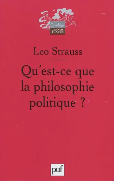 Qu'est-ce que la philosophie politique ?