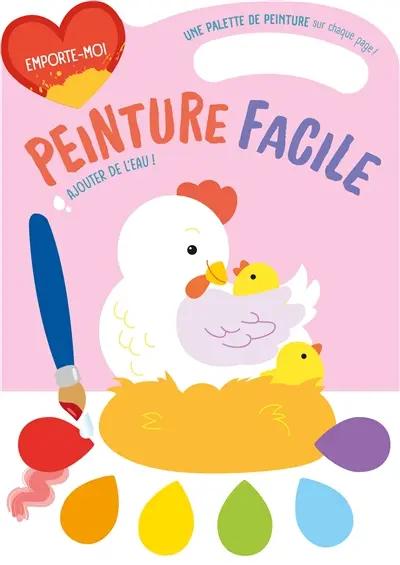 Peinture facile : la poule