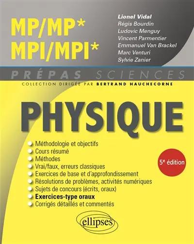 Physique MP, MP*, MPI, MPI*