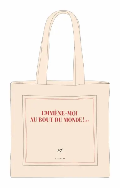 Emmène-moi au bout du monde !... : sac tissu