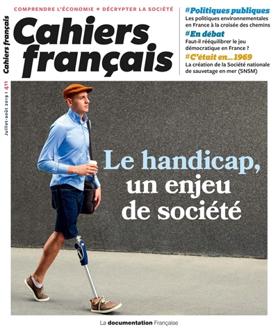 Cahiers français, n° 411. Le handicap, un enjeu de société