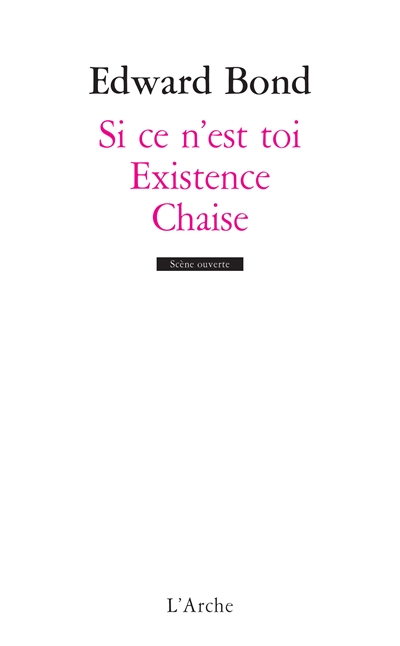 Si ce n'est toi. Chaise. Existence