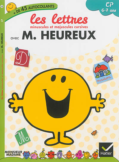 Les lettres minuscules et majuscules cursives avec M. Heureux : CP, 6-7 ans