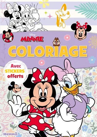 Disney Minnie : Coloriage avec stickers (Minnie et Daisy) : offerts