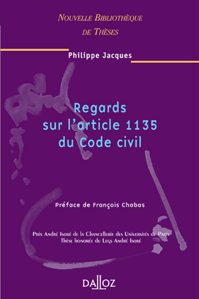 Regards sur l'article 1135...