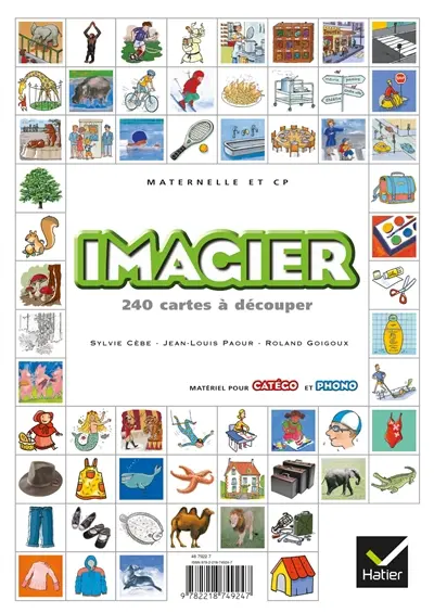 Imagier, maternelle et CP : 240 cartes à découper