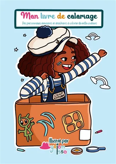 Mon carnet de coloriage : Des personnages amusants et attachants à colorier de mille couleurs