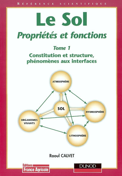 Le sol : propriétés et fonctions. Vol. 1. Constitution et structure des sols, phénomènes aux interfaces