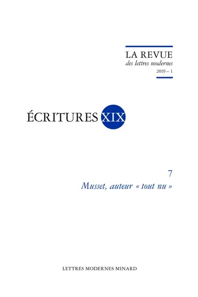 Musset, auteur tout nu