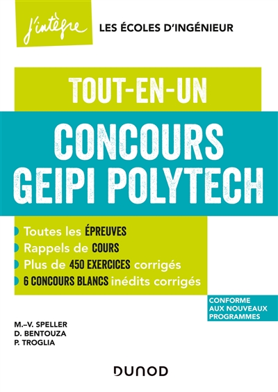 Concours Geipi Polytech : tout-en-un : conforme aux nouveaux programmes