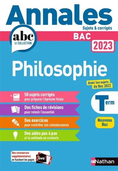 Philosophie terminale : nouveau bac, 2023