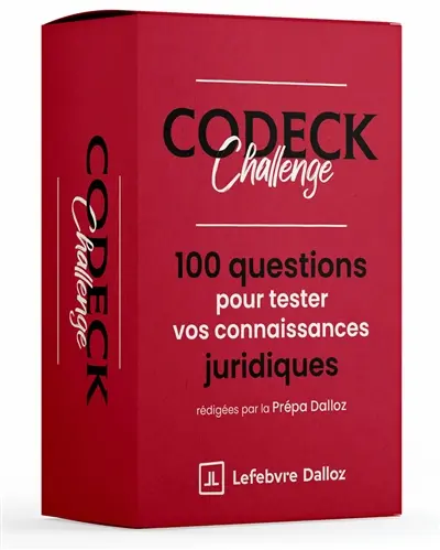Codeck challenge : 100 questions pour tester vos connaissances juridiques