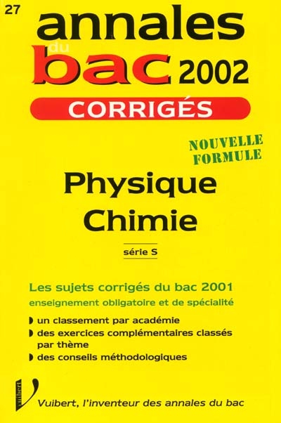 Physique chimie : série S