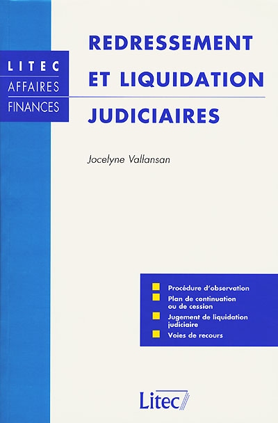 Redressement et liquidation judiciaires