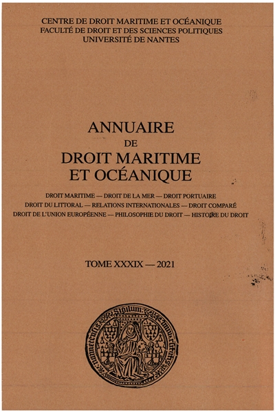 Annuaire de droit maritime...