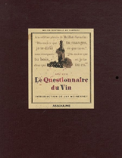 Le questionnaire du vin