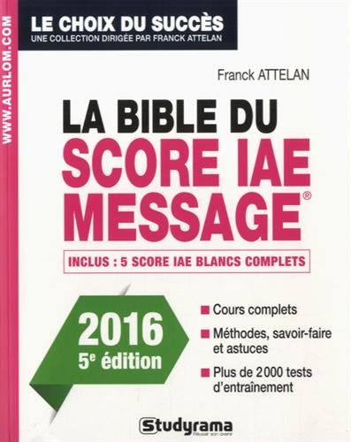 La bible du Score...