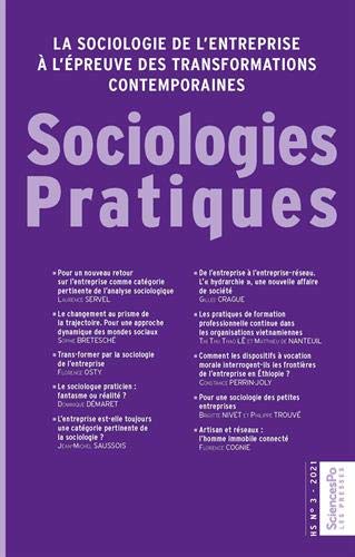 Sociologies pratiques, hors série, n° 3. La sociologie de l'entreprise à l'épreuve des transformations contemporaines