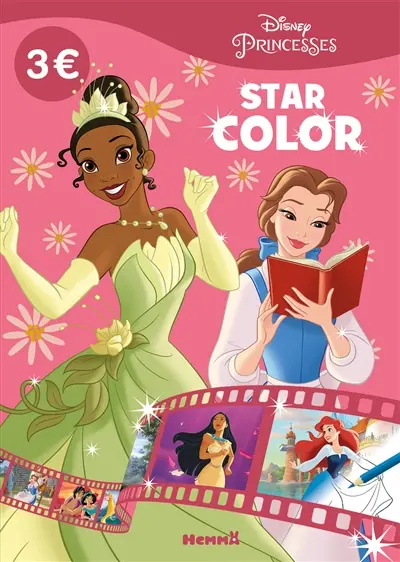 Disney princesses : Tiana et Belle : star color