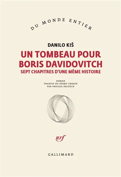 Un tombeau pour Boris Davidovitch : sept chapitres d'une même histoire