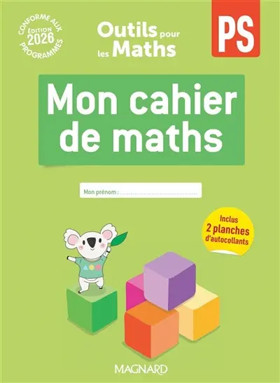 Outils pour les maths PS : cahier