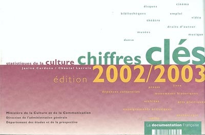 Chiffres clés 2002-2003 : statistiques de la culture