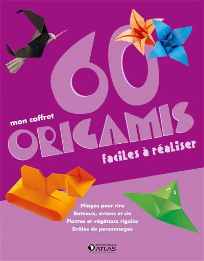 Mon coffret 60 origamis faciles à réaliser