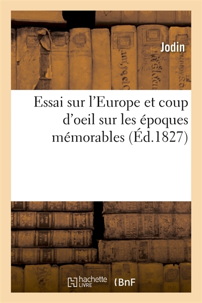 Essai sur l'Europe et coup...
