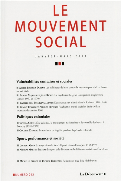 Mouvement social (Le), n° 242