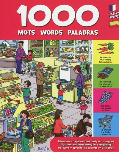 1000 mots words palabras