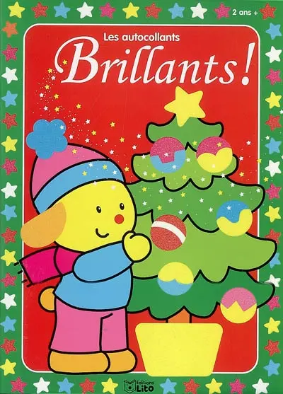 Les autocollants brillants : sapin
