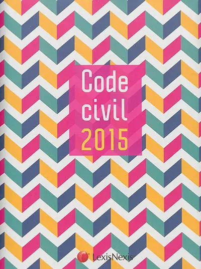 Code civil 2015 : jaquette graphic