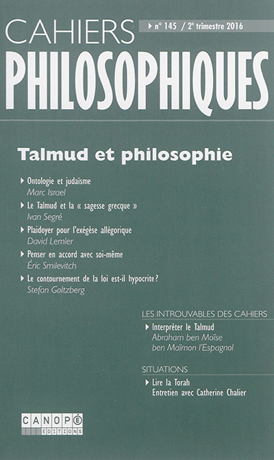 Cahiers philosophiques, n°...