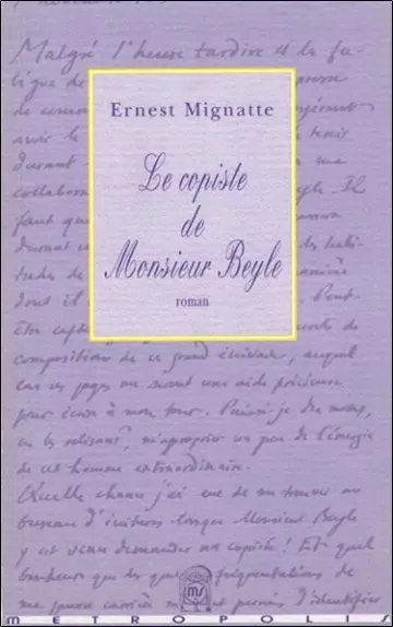 Le copiste de monsieur Beyle