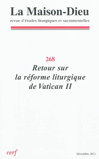 Maison Dieu (La), n° 268....