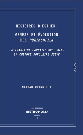 Histoires d'Esther, genèse...
