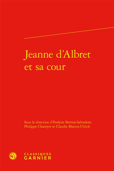 Jeanne d'Albret et sa cour