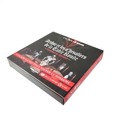 Arthur et les chevaliers de la Table ronde : la menace de Sorrostre : 3 escape games pour sauver le royaume